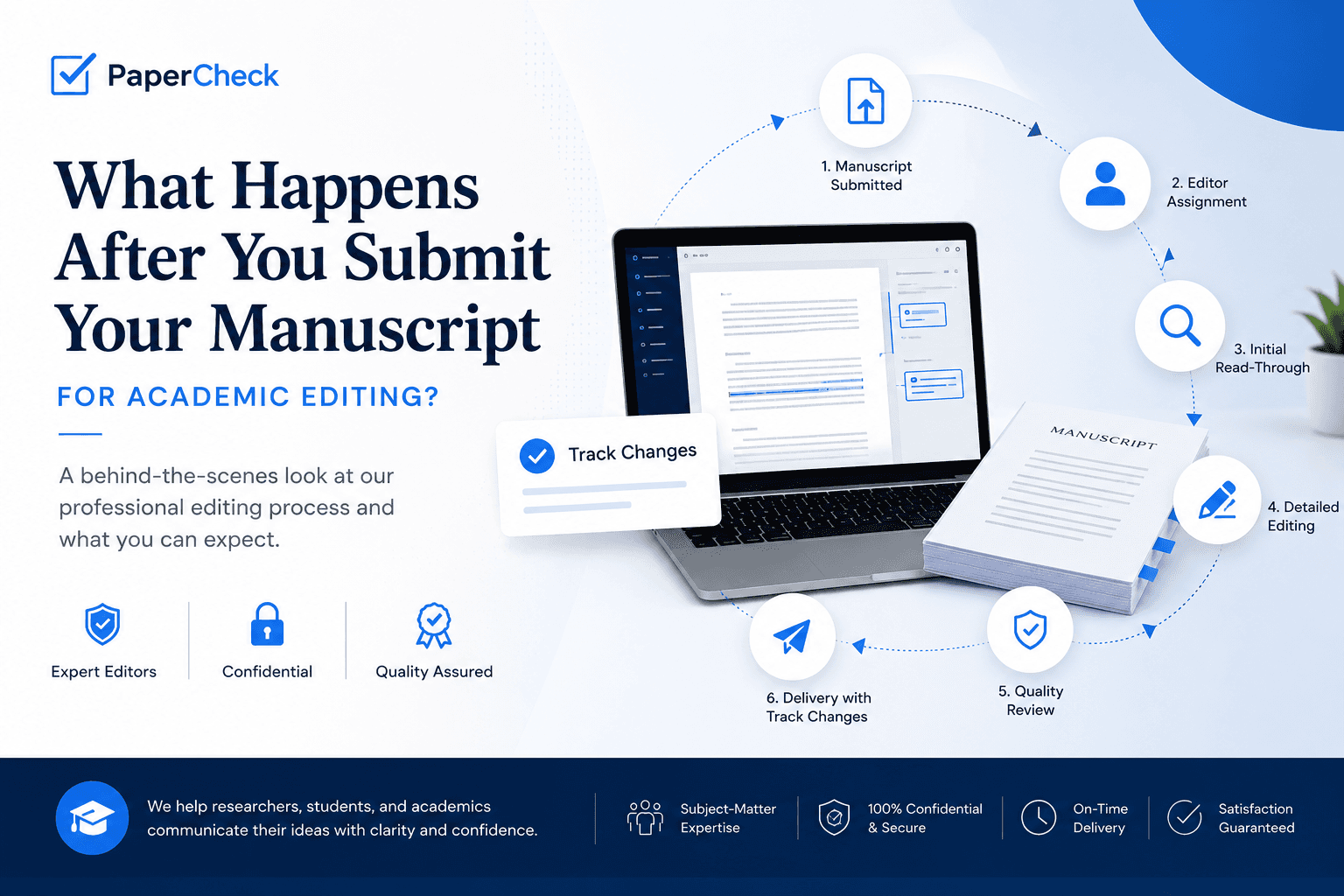 Cover image for resource: What Happens After You Submit Your Manuscript for Academic Editing?