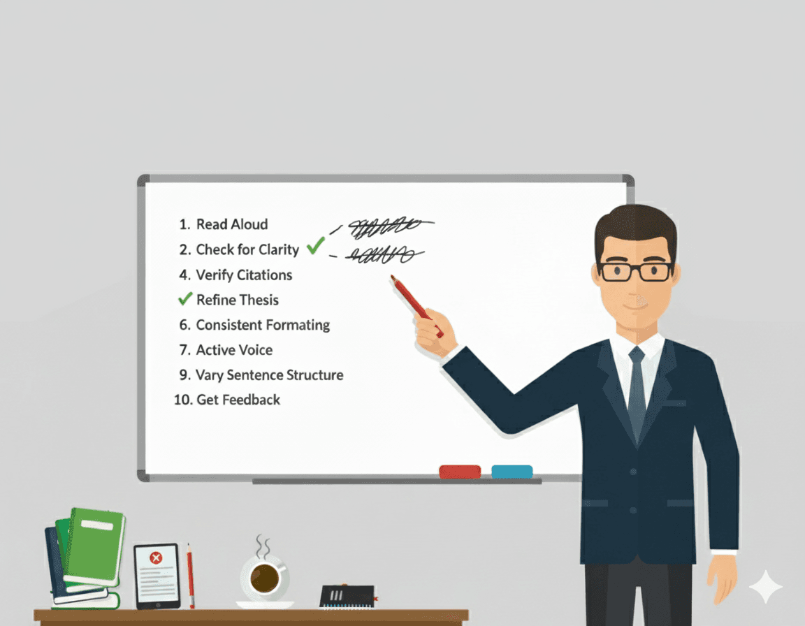 Cover image for resource: Top 10 Editing Tips to Improve Your Academic Writing